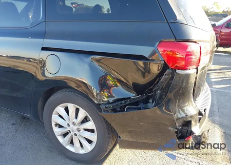 2016 Kia Sedona Ex из США, поврежденный, VIN KNDMC5C17G6183513